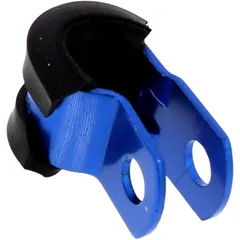 Halter Bremsschlauch JMP Bolt 5 mm Alu blau passend für: Honda CBR, CB, VT