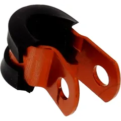 Halter Bremsschlauch JMP Bolt 5 mm Alu orange passend für: Honda CBR, CB, VT