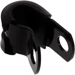 Halter Bremsschlauch 6 mm Alu schwarz passend für: Honda CBR, CB, VT, Kawasaki Z, ZZR, ZX - 6R