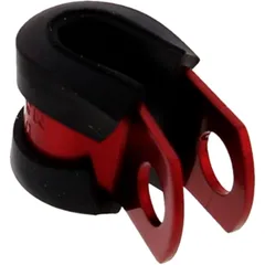 Halter Bremsschlauch JMP Bolt 6 mm Alu rot passend für: Honda CBR, CB, VT