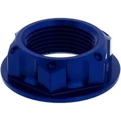 Mutter Lenkkopf JMP Bolt M24X1. 5 mm Alu blau passend für: Honda CRF, CB, XR