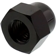 CAP NUT M10X1.25MM 14MM STAINLESS STEEL A4 BLACK for motorcycles