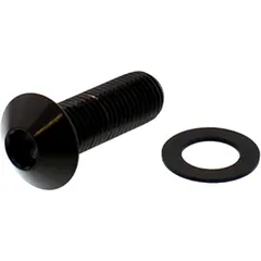 JMP Dome Head Bolt M10x1.25 30mm A4 Stainless Black
