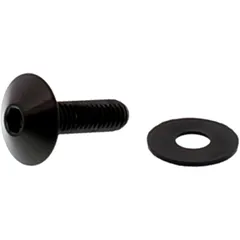 JMP Dome Head Bolt M6X1 20MM A4 Stainless Black