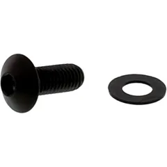 JMP DOME HEAD BOLT M8X1.25 20MM A4 STAINLESS BLACK for motorcycles