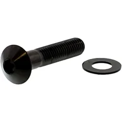 JMP DOME HEAD BOLT M8X1.25 40MM A4 STAINLESS BLACK for Motorcycles