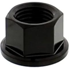 Sprocket nut M12X1. 25mm stainless V4A black for: Honda CB, CBR, CBF, Triumph Trophy, Speedmaster, America