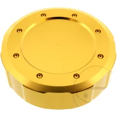 Cover brake fluid resevoir 61mm aluminium gold for: Kawasaki VN, Z, ZX - 6R