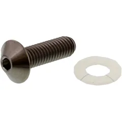 JMP DOME HEAD BOLT M6X1.00 20MM TITANIUM for Motorcycles