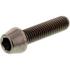 TAPERED CAP HEAD BOLT M5X0.8 20MM TITANIUM