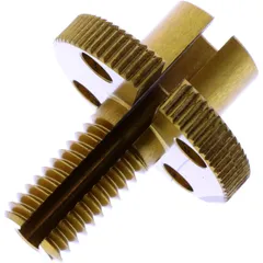 Cable adjuster JMP bolt M10X1. 50 35mm aluminium gold for: Kawasaki Z, ZX - 6R, ZX - 10R