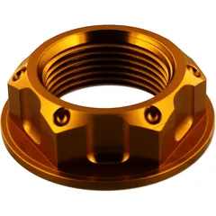 Mutter Lenkkopf JMP Bolt M24X1. 5 mm Alu gold passend für: Honda CRF, CB, XR