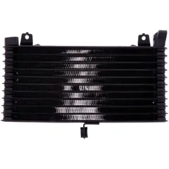 Aluminium Oil Cooler – black for motorcycles