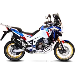 Silencer SBK lv - one slip on evo black for: Honda CRF