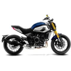 Schalldämpfer SBK Edelstahl LV - 10 Slip On Full black passend für: CFMOTO CL - X