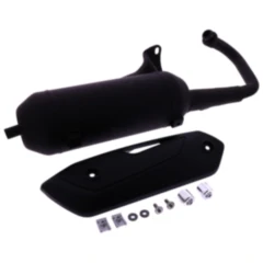 Schalldämpfer Silent Pro TECNIGAS Black Edition passend für: Piaggio Zip, NRG, Free