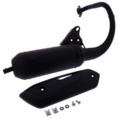 Schalldämpfer Silent Pro TECNIGAS Black Edition passend für: Peugeot Speedfight, TKR, Elystar