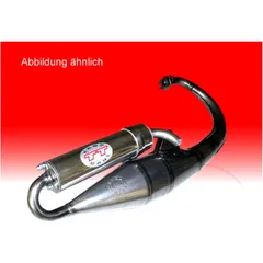 Schalldämpfer Handmade TT Leovince passend für: Peugeot Vivacity, Trekker, Buxy