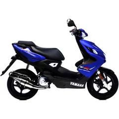 Schalldämpfer Handmade TT Leovince black passend für: Yamaha YQ, MBK YQ