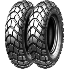 120/90 - 10 57J tl front/rear tyre Michelin reggae for: SYM Jungle, Red Devil