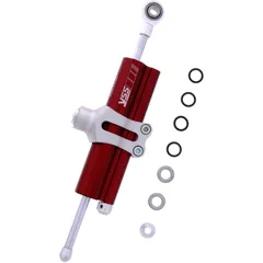 Steering damper YSS 75mm red clamp b for: Kawasaki Z, ER - 6F, ER - 6N