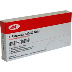 JMT X-RING 530X2 Kette Gold pro Kettenglied ohne Schloss