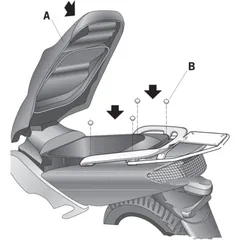 Top case mounting kit SHAD Y0T51T