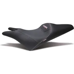Sattel Sitzbank schwarz rot Shad