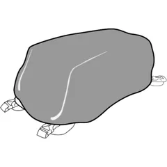 Regenhaube für Shad Tankrucksack klein