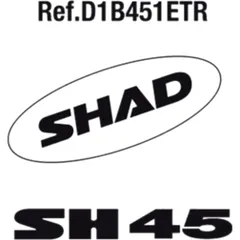 Aufkleber Satz Shad D1B451ETR