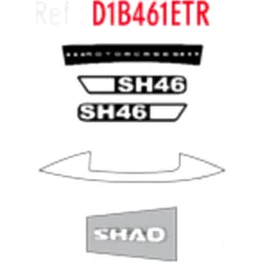 Aufkleber Satz Shad D1B461ETR