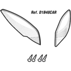 Ersatzreflektor rot Shad D1B48CAR
