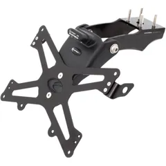 Licence plate holder EVOTECH black for: Kawasaki ZX - 6R, ZX - 10R