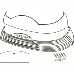 Ersatzreflektor rot Shad 1026706
