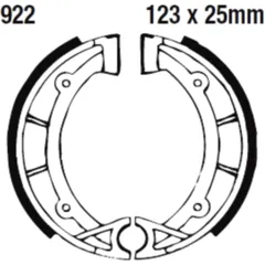 Bremsbacken mit Feder EBC passend für: Hercules Ultra, Supra 7320139