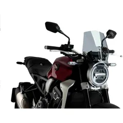 Sports screen new gen PUIG for naked bike smoke grey for: Honda CB 7740686