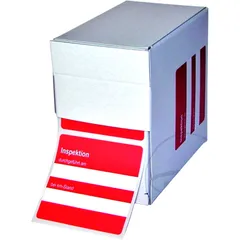 JM INSPECTION LABELS 200 PIECES DISPENSER BOX