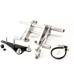 LSL Footrest system TR Bonneville 02-15, (908MD/986MF), silver