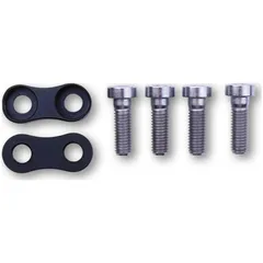 LSL Fixing pieces for 2Slide rest system black. Scope of delivery: 1 pair incl. screws.