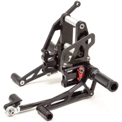 LSL 2-Slide footrest system for: TRIUMPH Speed Triple 1050 ABS 11-15 black