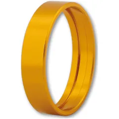 LSL Aluminium handlebar grip ring, gold for CNC-grip