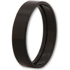LSL Aluminium handlebar grip ring, black for CNC grip