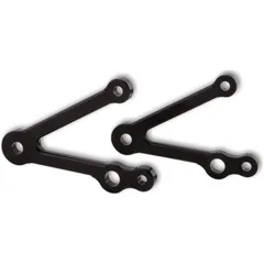 LSL Lamp strut set 82mm, with turn signal holder, black