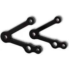 LSL Lamp strut set 67mm, with turn signal holder, black