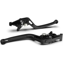 LSL Bremshebel BOW R09,schwarz perlgestrahlt/silber