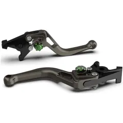 LSL Clutch lever BOW L17, short, anthracite/green