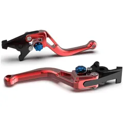 LSL Clutch lever BOW L24, short, red/blue