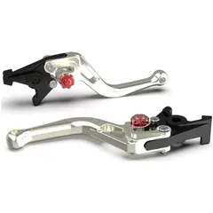 LSL Bremshebel BOW R20, kurz, silber/rot