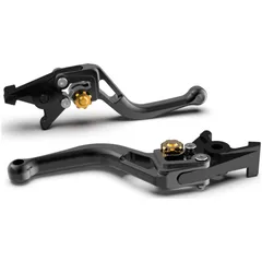 LSL Brake lever BOW R22, short, black/gold