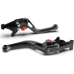 LSL Brake lever BOW R31, short, black/red